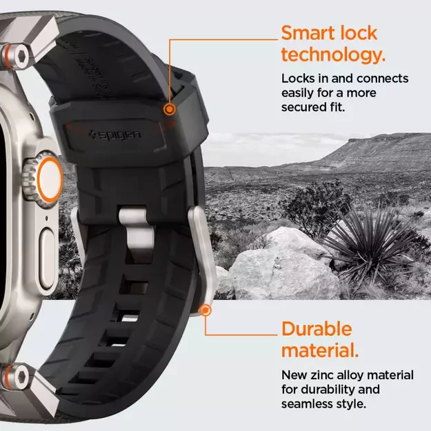 Spigen DuraPro Armor Strap for Apple Watch 44 / 45 / 46 / 49 mm - Gray 24