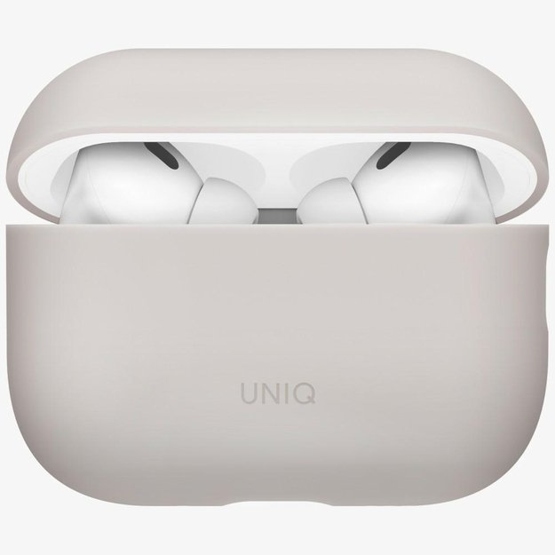 Uniq Lino Silicone Case for AirPods Pro - Beige 2