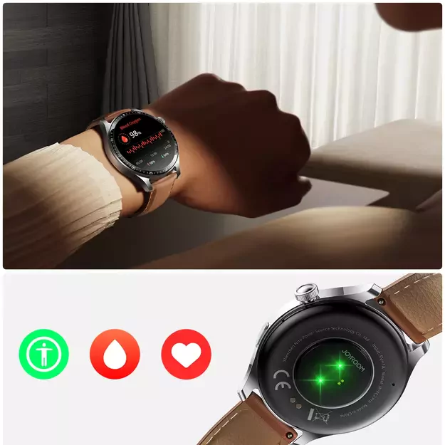 Joyroom Classic Series JR-FC2 Pro Smartwatch with Call Answering Function - Silver 26