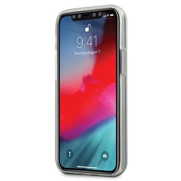 Mercedes MEHCP12SCLGBL iPhone 12 mini 5,4  niebieski/blue hardcase Transparent Line 10