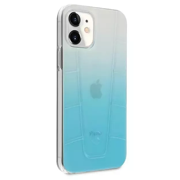 Mercedes MEHCP12SCLGBL iPhone 12 mini 5,4  niebieski/blue hardcase Transparent Line 3