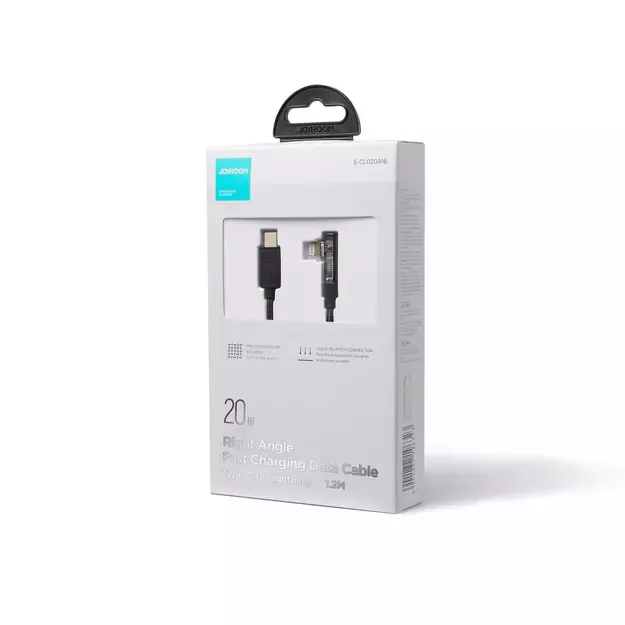 Joyroom Gaming Cable S-CL020A6 Lightning (angled) / USB-C (straight) 20W 1.2 m - black 4