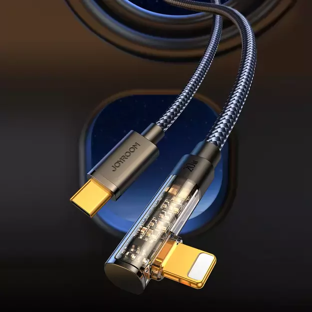 Joyroom Gaming Cable S-CL020A6 Lightning (angled) / USB-C (straight) 20W 1.2 m - black 14
