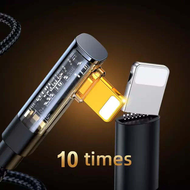 Joyroom Gaming Cable S-CL020A6 Lightning (angled) / USB-C (straight) 20W 1.2 m - black 9