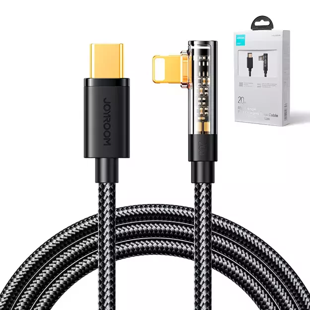 Joyroom Gaming Cable S-CL020A6 Lightning (angled) / USB-C (straight) 20W 1.2 m - black 10