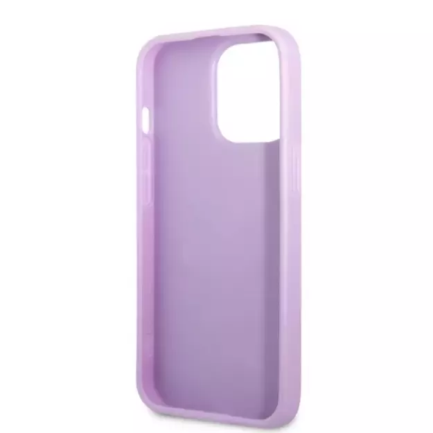 Guess GUHCP13XPS4MU iPhone 13 Pro Max 6.7&quot  purple/purple hardcase Saffiano 4G Small Metal Logo 13