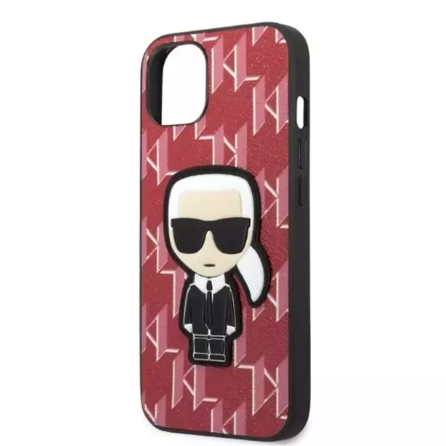 Karl Lagerfeld KLHCP13MPMNIKPI iPhone 13 6.1&quot  hardcase red/red Monogram Ikonik Patch 1