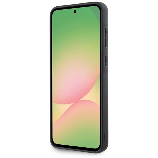 Karl Lagerfeld Fixed Glitter Ikonik Logo Metal Pin Case for Samsung Galaxy A56 - Black 3