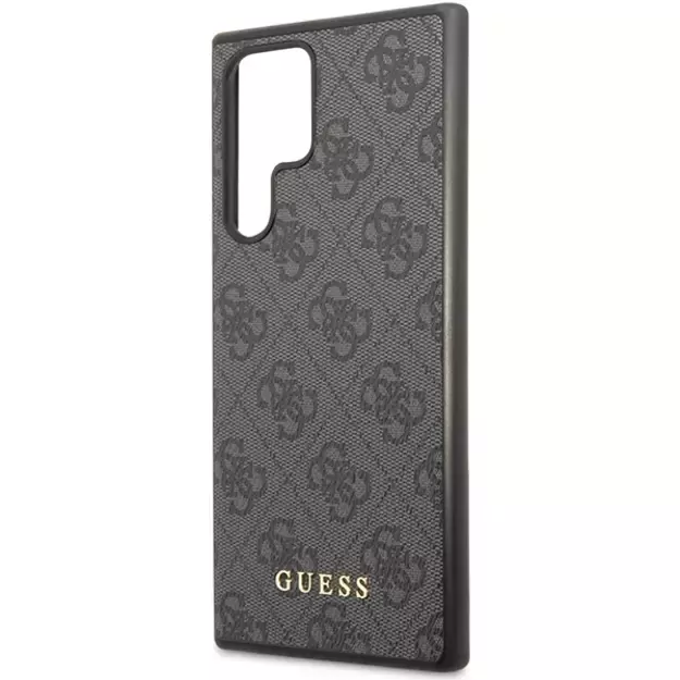 Guess GUHCS23LG4GFGR S23 Ultra S918 grey/grey hardcase 4G Metal Gold Logo 5