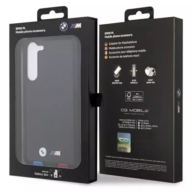 BMW BMHCS23M22PTDK S23+ S916 black/black Leather Stamp Tricolor 7