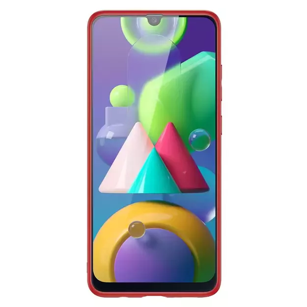 Dux Ducis Yolo elegant case made of soft TPU and PU leather for Samsung Galaxy M30s red 7
