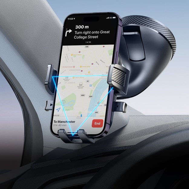 Joyroom JR-OK6 clamp phone holder for glass - black 8