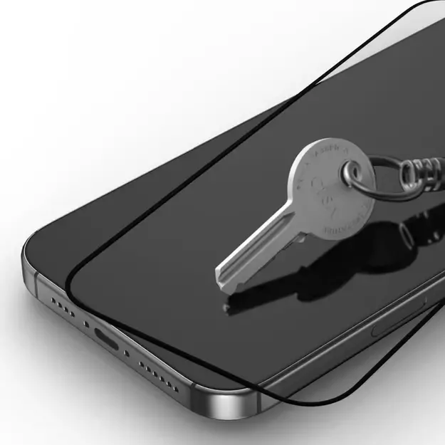 Tech-Protect Glass Fit+ 2-pack tempered glass for iPhone 16e / 14 / 13 Pro / 13 - black 8