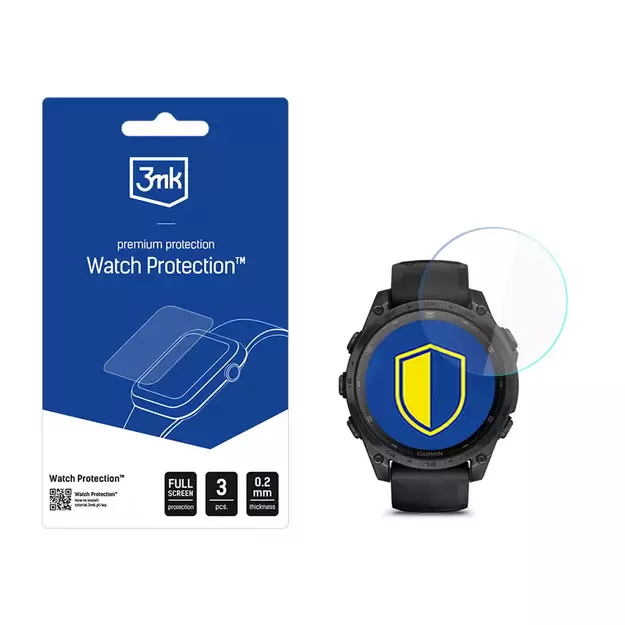 Hybrid Glass 3mk Watch Protection FlexibleGlass for Garmin Tactix 8 47mm