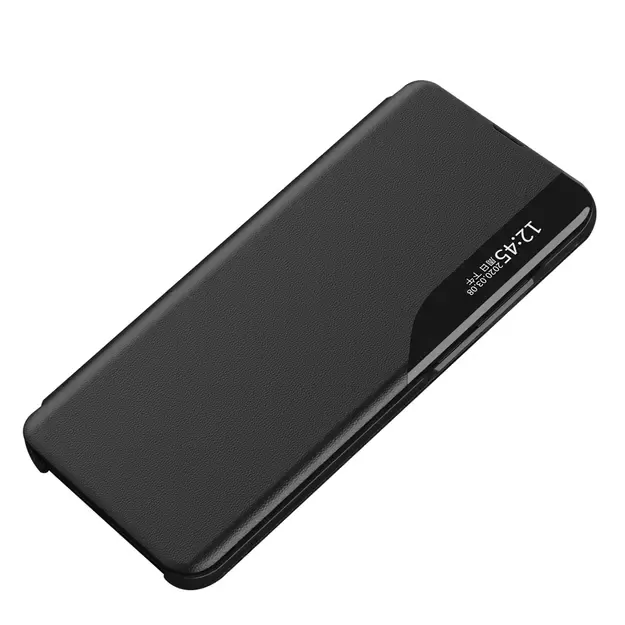 Eco Leather View Case elegant case with flap and stand for iPhone 16e - black 7