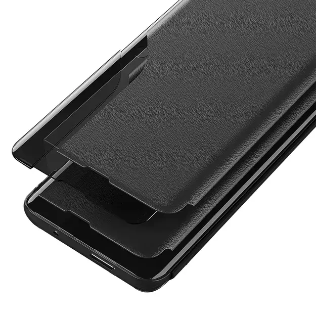 Eco Leather View Case elegant case with flap and stand for iPhone 16e - black 6