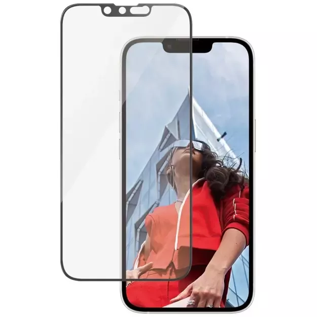 PanzerGlass Ultra-Wide Fit Tempered Glass for iPhone 13 / 13 Pro / 14 / 16e - Clear 1