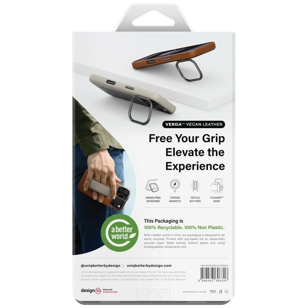 Uniq Heldro Pro Magclick Charging Case for iPhone 17 Pro Max - Black 6