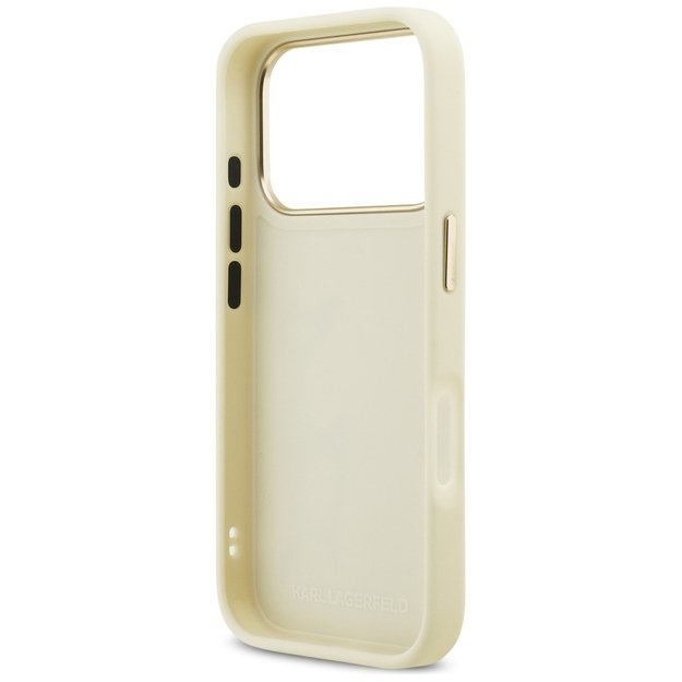 Karl Lagerfeld Karl Script Logo iPhone 17 Pro Case - Beige 6