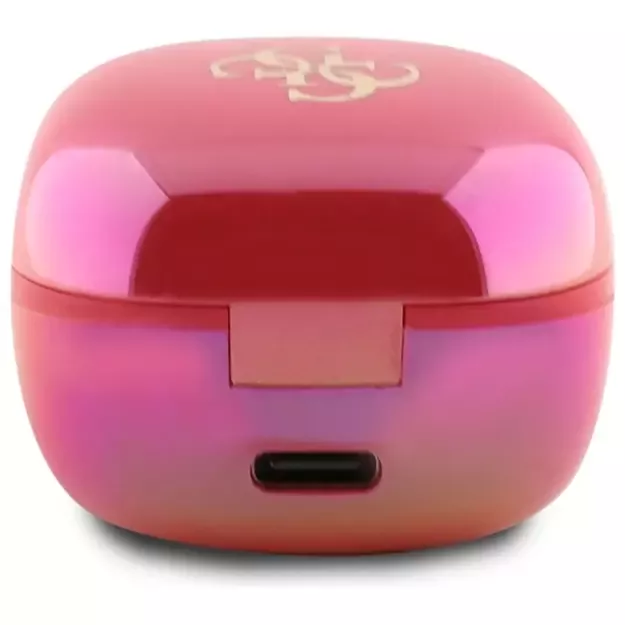 Guess Bluetooth headphones GUTWSJ144ESF TWS + docking station fuchsia/fuschia Iridescent 4G Printed Logo 8