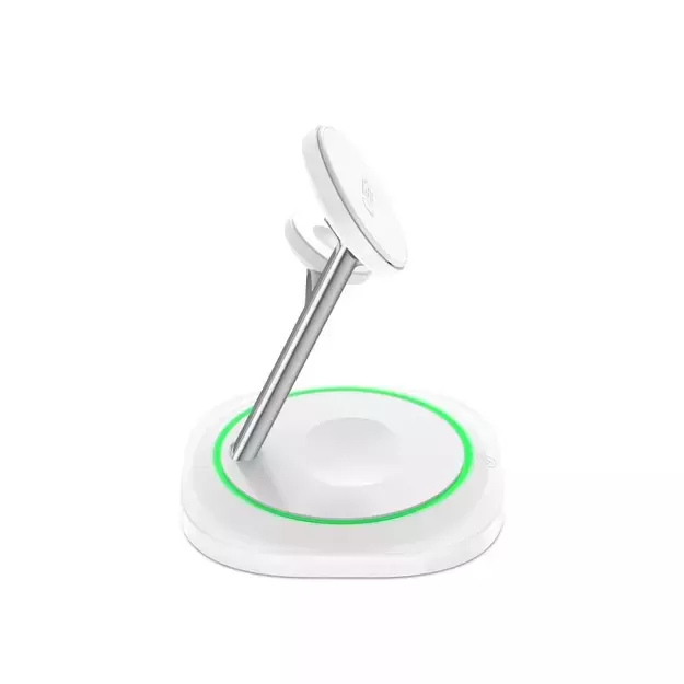 Tech-Protect QI15W-A46 3in1 Magnetic MagSafe Inductive Charger - White 4