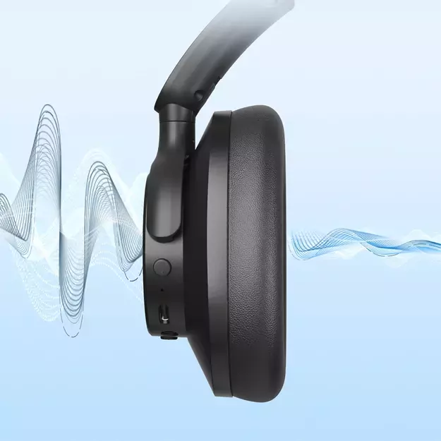 Tronsmart SOUNFII Q20S Hybrid ANC Wireless Headphones with Active Noise Cancelling - Black 1