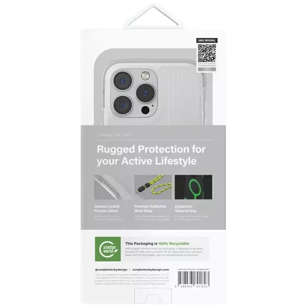 Uniq Combat Active Magclick Charging Case for iPhone 16 Pro - White 4
