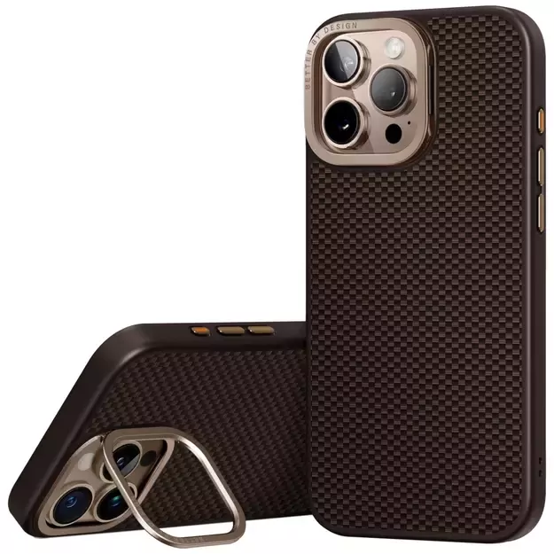 Uniq Keva Max Magclick Charging Camera Stand Case for iPhone 16 Pro Max - Brown 1