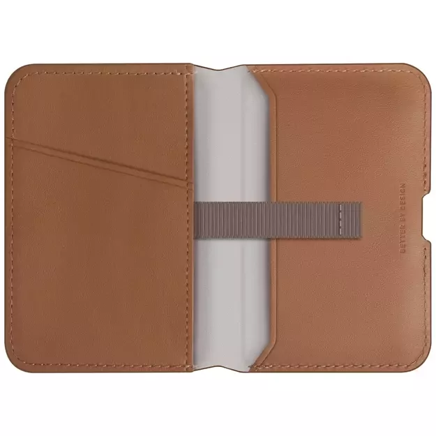 Uniq Lyden DS RFID Magnetic Wallet with Phone Stand - Brown 1