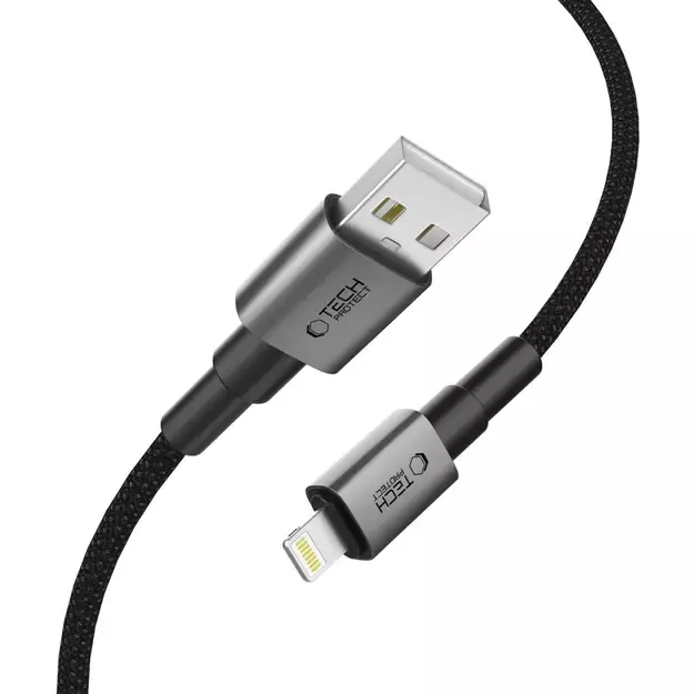 Tech-Protect Ultraboost DNA USB-A / Lightning cable 12W/2.4A 25 cm - gray 8