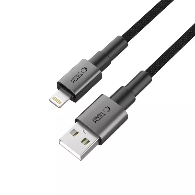 Tech-Protect Ultraboost DNA USB-A / Lightning cable 12W/2.4A 25 cm - gray 7