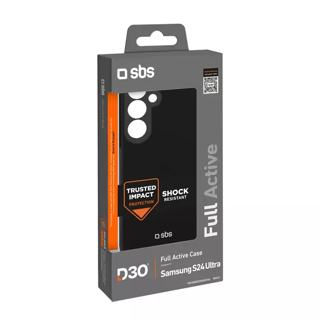 SBS Full Active D3O case for Samsung Galaxy S24 Ultra - black 5