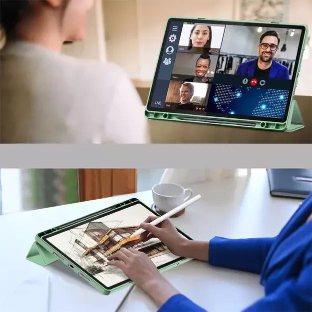 Tech-Protect SC Pen Case for Lenovo Idea Tab Pro / Pro MT 12.7 TB-373 - Green 12