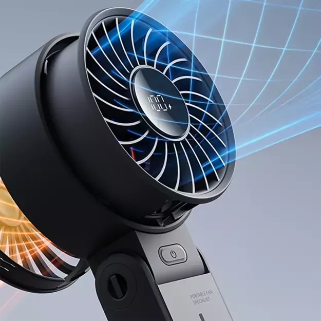 Jisulife Handheld Fan Life7 3600mAh Portable USB Fan - Black 11