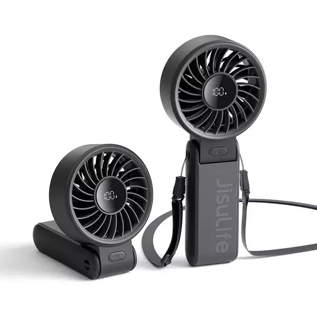 Jisulife Handheld Fan Life7 3600mAh Portable USB Fan - Black 8