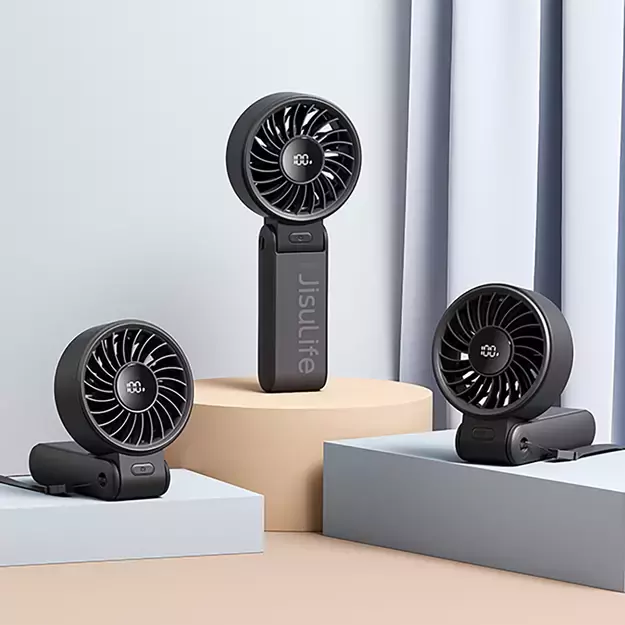 Jisulife Handheld Fan Life7 3600mAh Portable USB Fan - Black 13