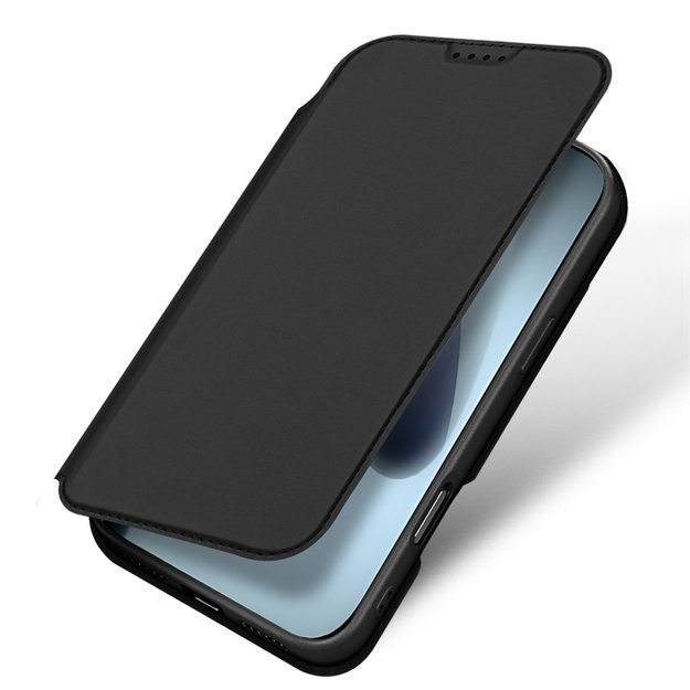 Dux Ducis Skin Pro Case for iPhone 17 Pro with Flip and Card Slot - Black 4