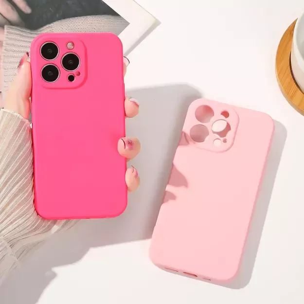 Silicone case for Samsung Galaxy A14 5G / Galaxy A14 silicone case pink 10