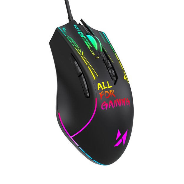 Wozinsky WMGK-7200 Wired Optical Gaming Mouse 7200 DPI - Black