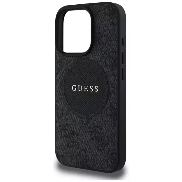 Guess 4G Circle Classic Logo MagSafe case for iPhone 16 Pro - black 5