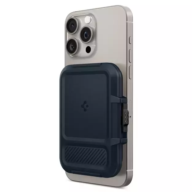 Spigen Lock Fit MagSafe Card Case - Navy Blue 33