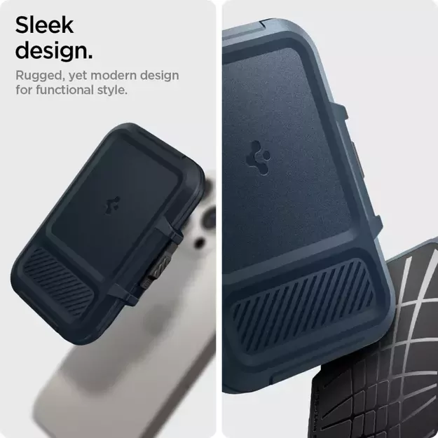 Spigen Lock Fit MagSafe Card Case - Navy Blue 3