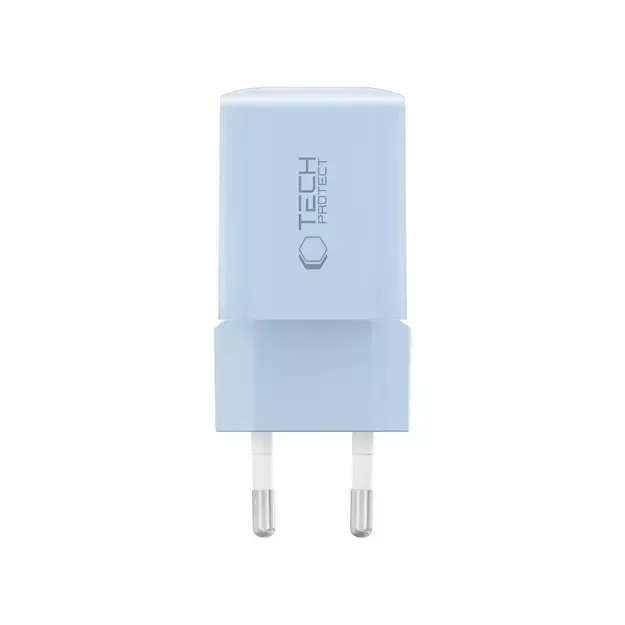 Tech-Protect NCM33W 2-port PD33W/QC3.0 wall charger - blue 2