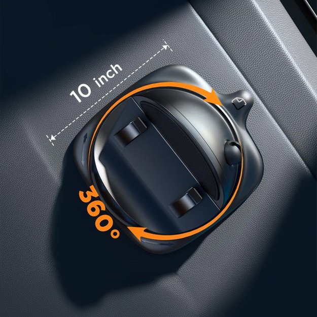 Joyroom JR-ZS354 phone holder with suction cup for car, office, home - black 10