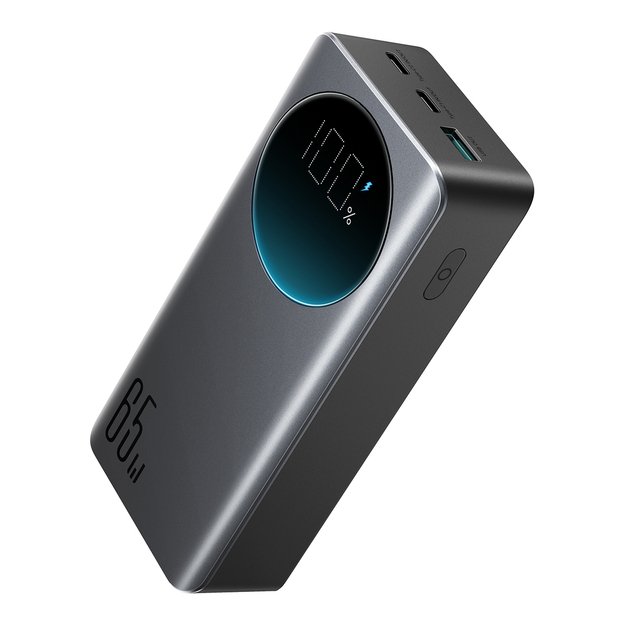 Joyroom 30000mAh 65W power bank with digital display (JR-PBF05) - black