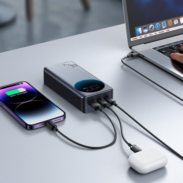 Joyroom 30000mAh 65W power bank with digital display (JR-PBF05) - black 9