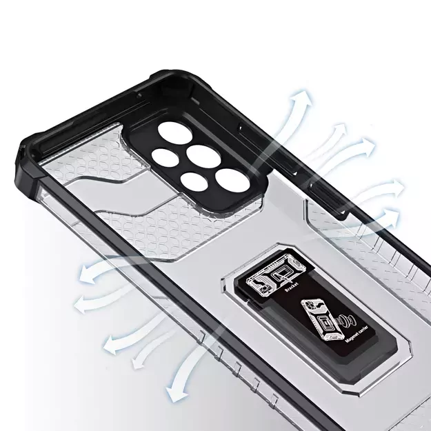 Crystal Ring Case Kickstand Tough Rugged Cover for Samsung Galaxy A72 4G blue 12