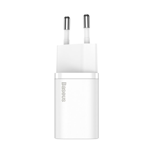 Baseus Si USB-C 25W 3A fast charger with USB-C / USB-C 1m cable - white 18