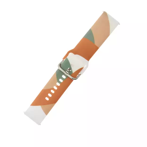 Strap Moro for Samsung Galaxy Watch 45 / 46 / 47 mm silicone bracelet watch band - pattern 3