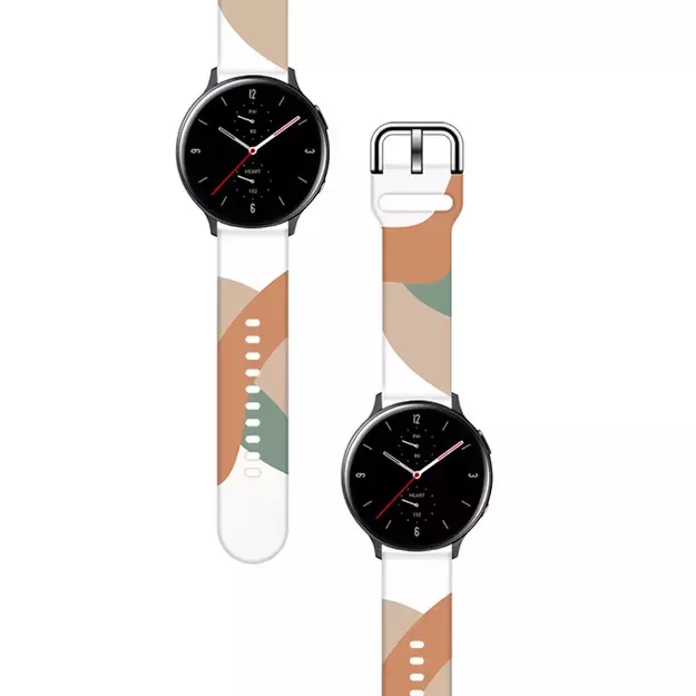 Strap Moro for Samsung Galaxy Watch 45 / 46 / 47 mm silicone bracelet watch band - pattern 3 1